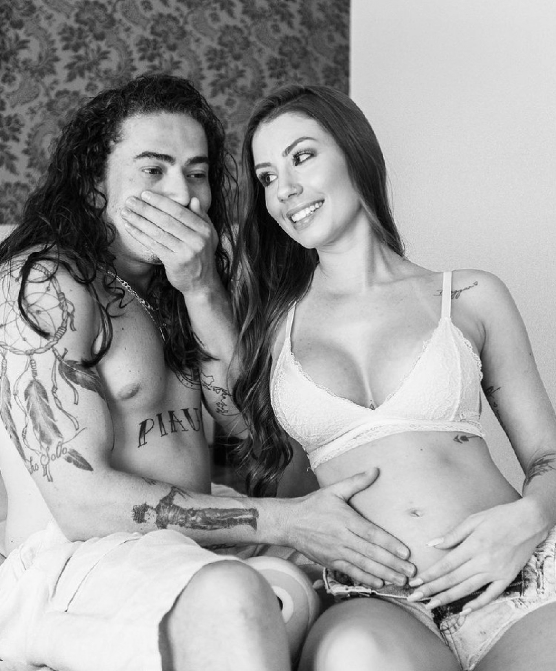 Maria Lina e Whindersson Nunes durante a gestação - Reprodução / Instagram