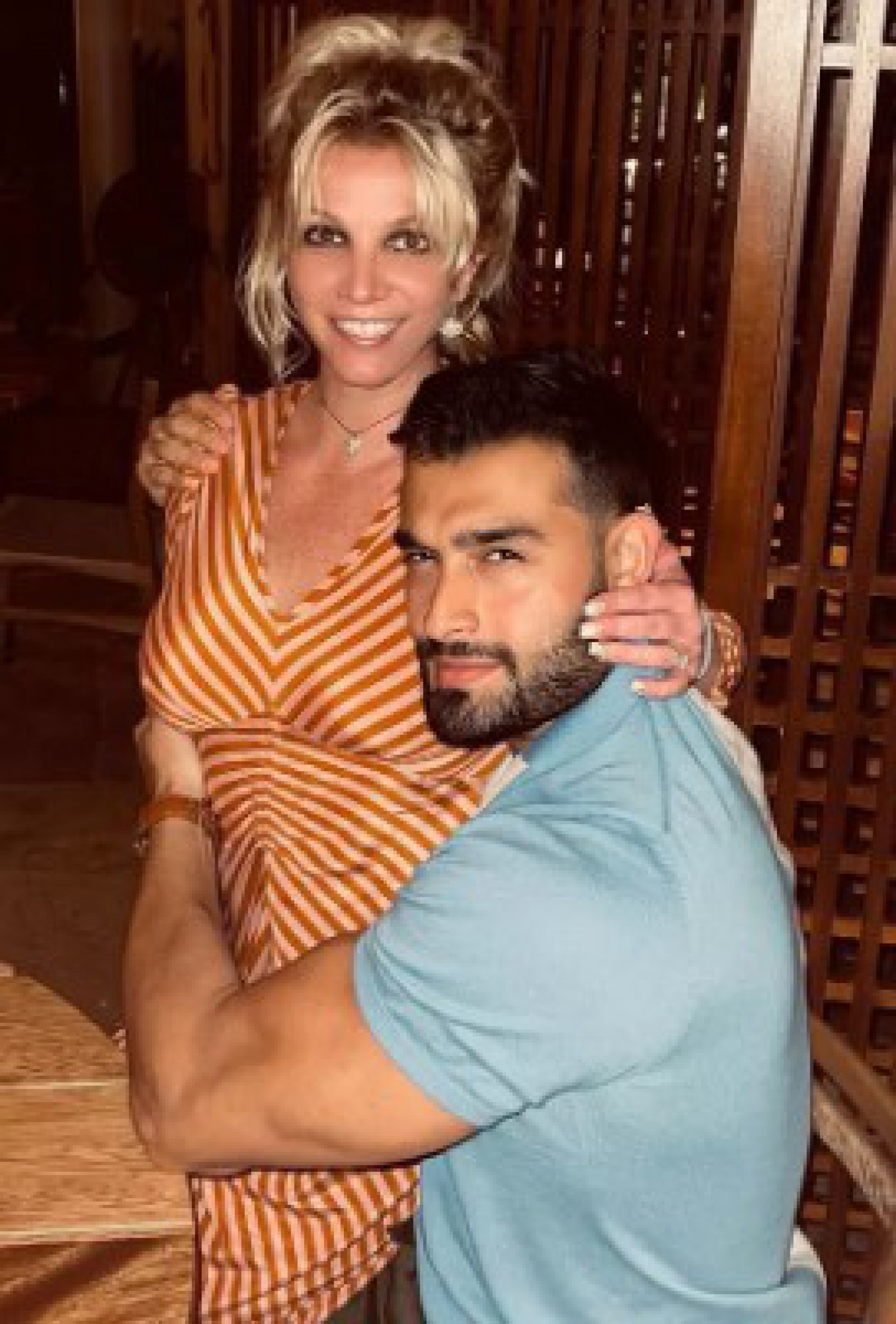 Britney Spears e Sam Asghari  - Reprodução/Instagram