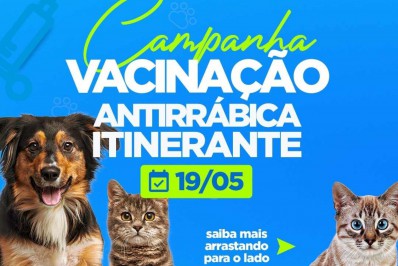 São João de Meriti vacina cães e gatos contra raiva nesta quinta-feira (19)