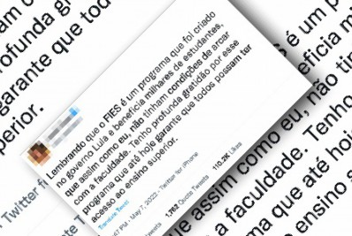 Fies foi criado no governo de FHC, não na gestão Lula