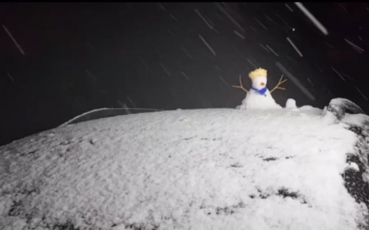 São Joaquim, em Santa Catarina - Reprodução / Redes Sociais