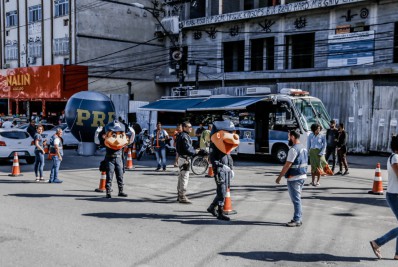 Ação conjunta conscientizou motoristas aos riscos do trânsito