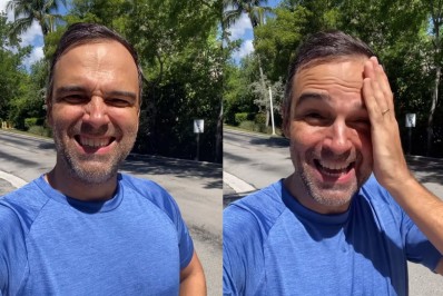 De férias, Tadeu Schmidt brinca com onda de frio no Brasil