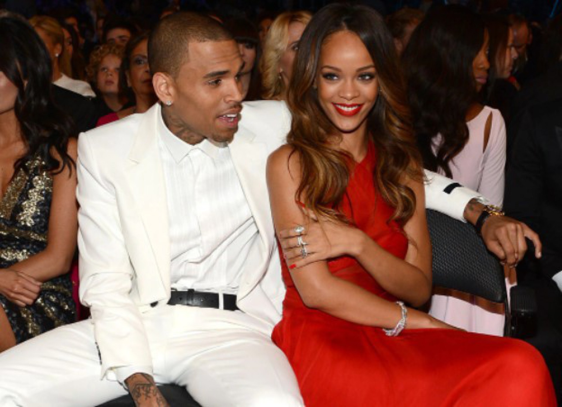 Chris Brown e Rihanna - Larry Busacca/WireImage