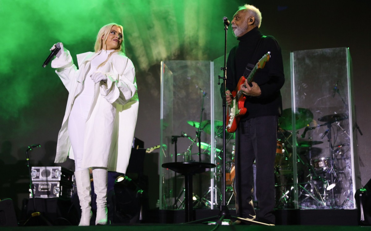 Luisa Sonza e Gilberto Gil