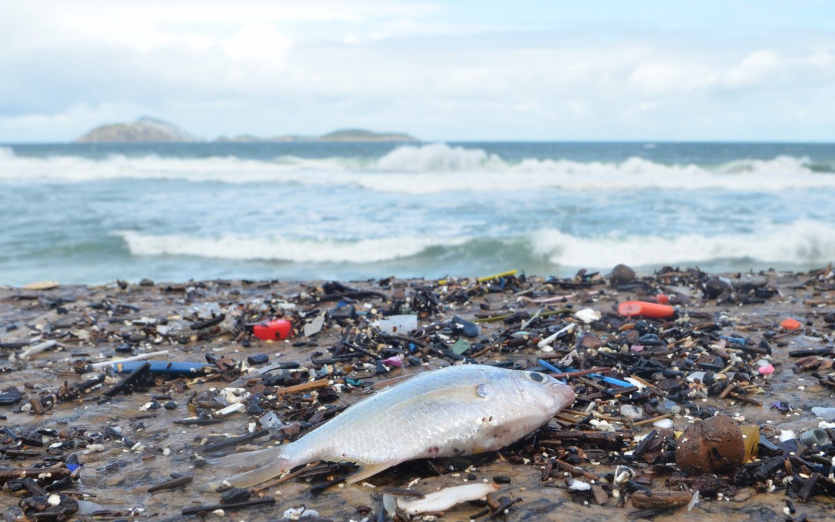 Ressaca na praia do Arpoador 