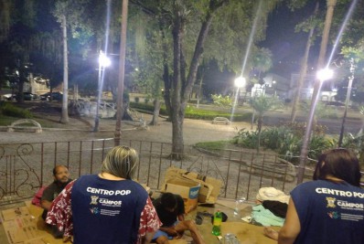 Desenvolvimento Humano dá atenção especial, em noites frias, a quem vive m situação de rua
