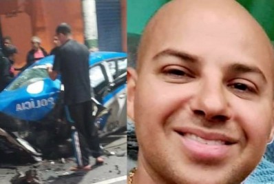 Policial morre e outro fica ferido em grave acidente com viatura em Nilópolis