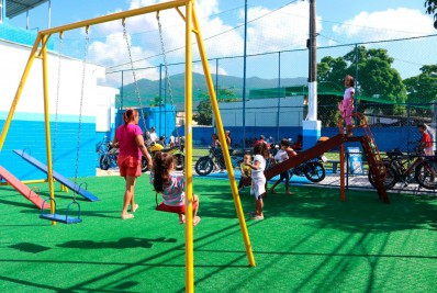 Praça Paulo Menezes é reinaugurada em Nilópolis