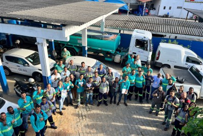 Águas do Rio adere ao ‘Maio Amarelo’ e debate sobre segurança no trânsito com colaboradores de Belford Roxo