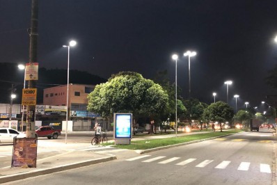 Caxias já instalou mais de 45 mil luminárias de Led no município