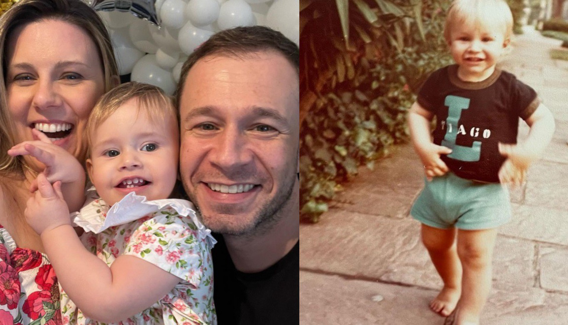 Daiana Garbin comparou semelhança da filha com o pai  - Reprodução/Instagram 