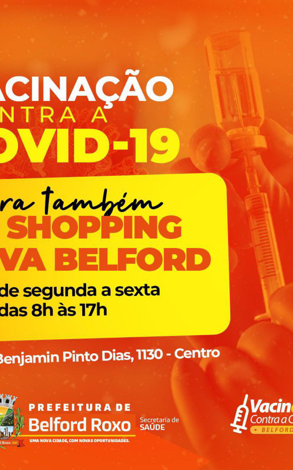 O Shopping Nova Belford fica bem no Centro do munic&iacute;pio