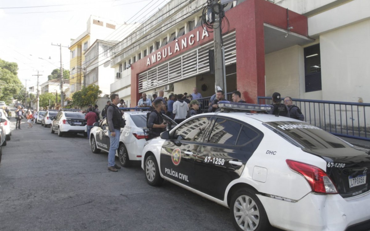 Policial ferido foi levado para o Hospital Estadual Get&uacute;lio Vargas 