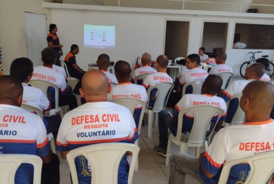 Defesa Civil de Mesquita promove capacitação para auxiliares de serviços gerais, vigias e porteiros