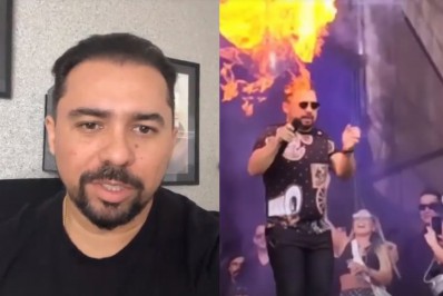 Xand Avião tranquiliza fãs após susto em show: 'Está tudo bem'