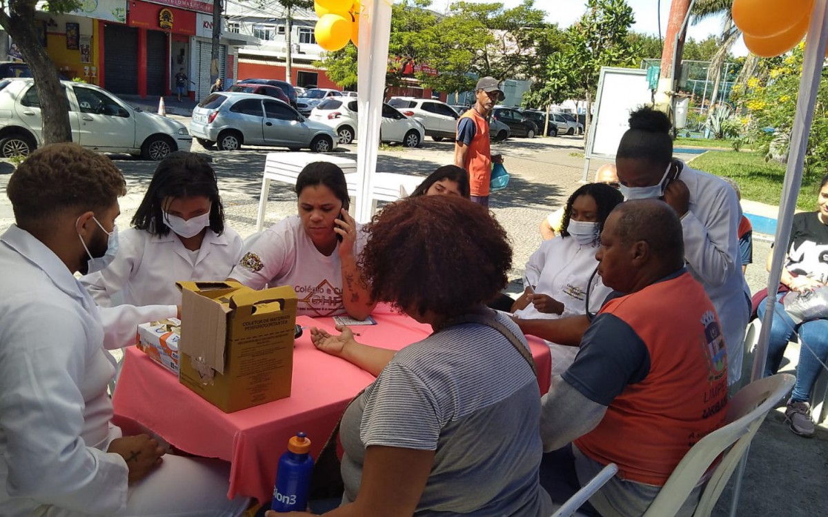 A&ccedil;&atilde;o ofereceu servi&ccedil;os de sa&uacute;de e tamb&eacute;m de beleza
