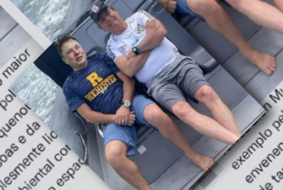Foto de Bolsonaro com Elon Musk é montagem