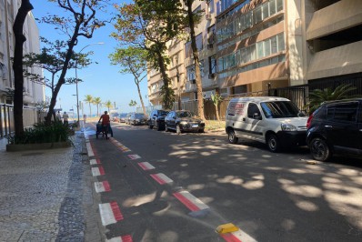 Prefeitura implementa novas faixas de ciclovia nas ruas do Rio