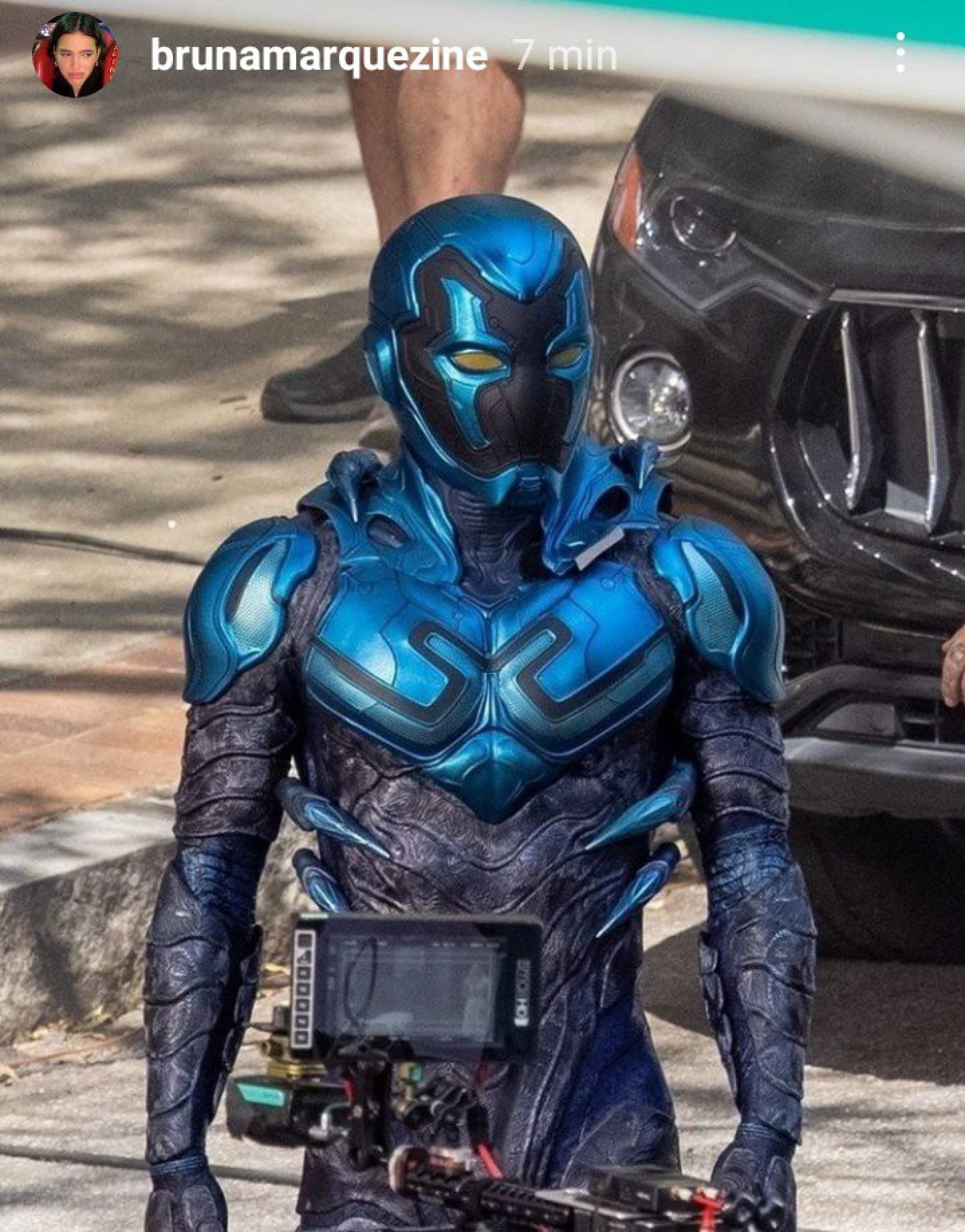 Xolo Maridueña como Besouro Azul - Reprodução