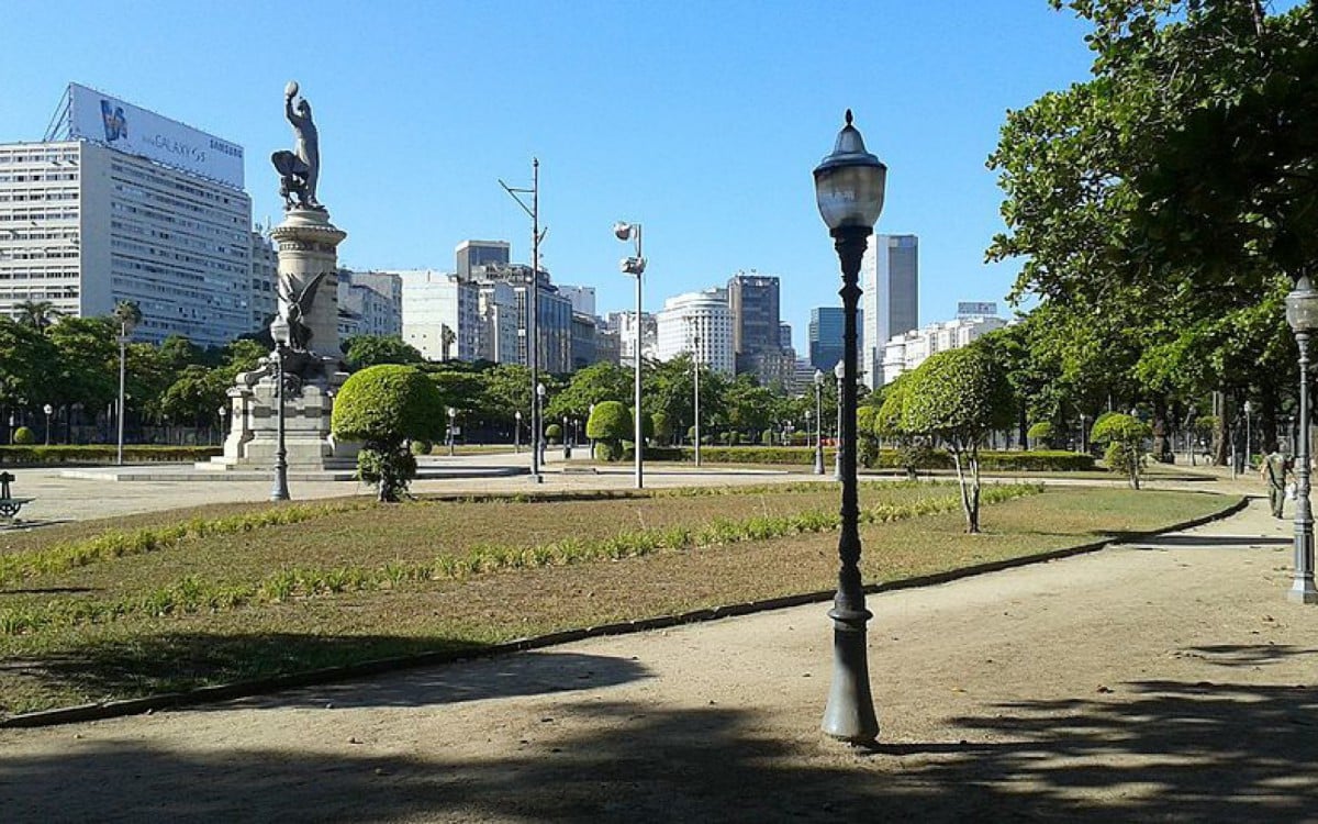 Praça Paris, na Glória, zona sul do Rio de Janeiro - Dornicke