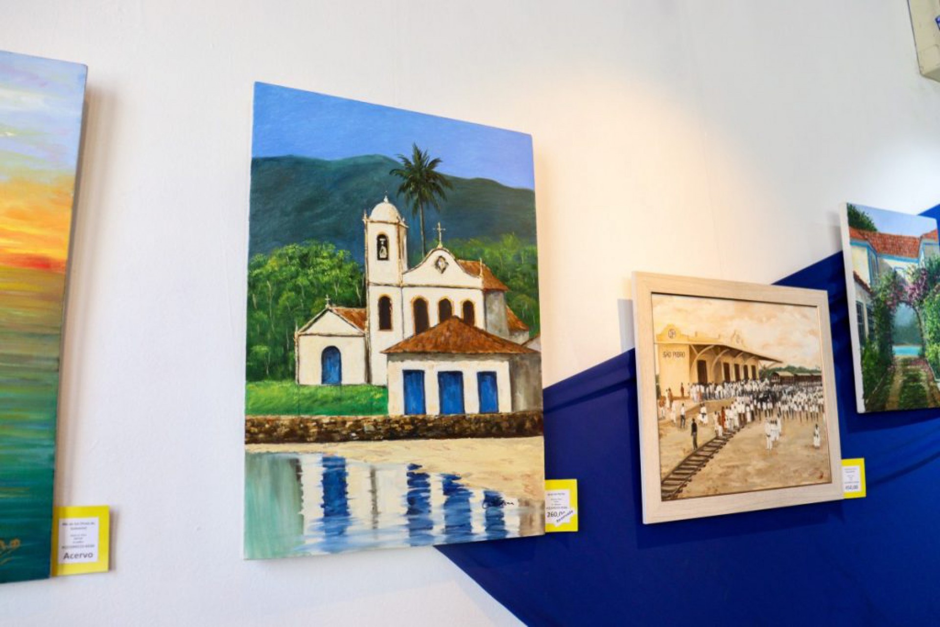 Exposição de quadros busca enaltecer o patrimônio cultural de São Pedro da Aldeia - ASCOM de São Pedro da Aldeia