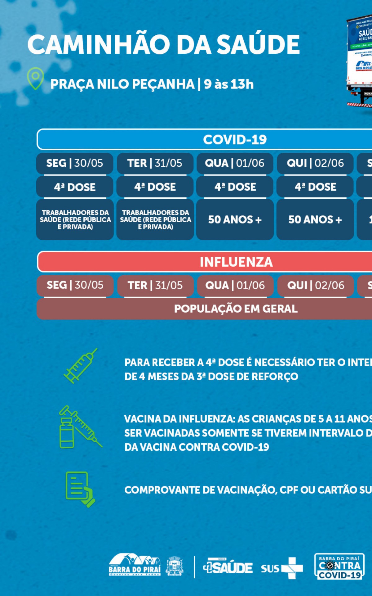 Material divulgado pela prefeitura