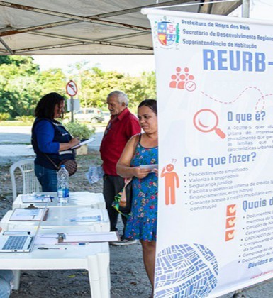 O programa leva informações sobre a forma de conseguir regularizar imóveis em Angra   - Foto: Divugação