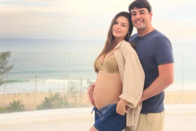 Namorada de Bruno de Luca mostra barriguinha de gravidez