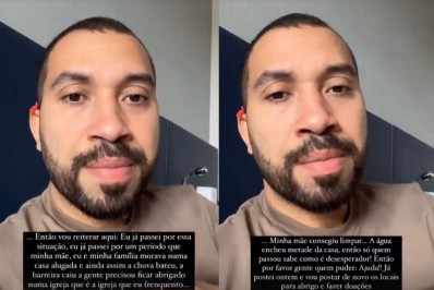 Gil do Vigor recorda alagamento em sua casa devido as chuvas