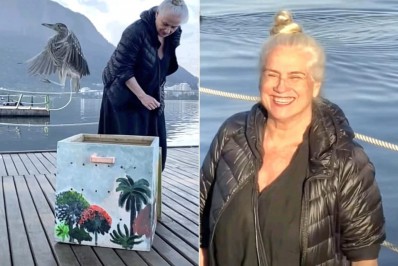 Vera Holtz solta aves na Lagoa