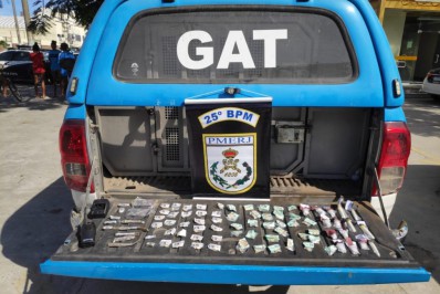 GAT prende elemento por tráfico de drogas no Manoel Corrêa, Cabo Frio