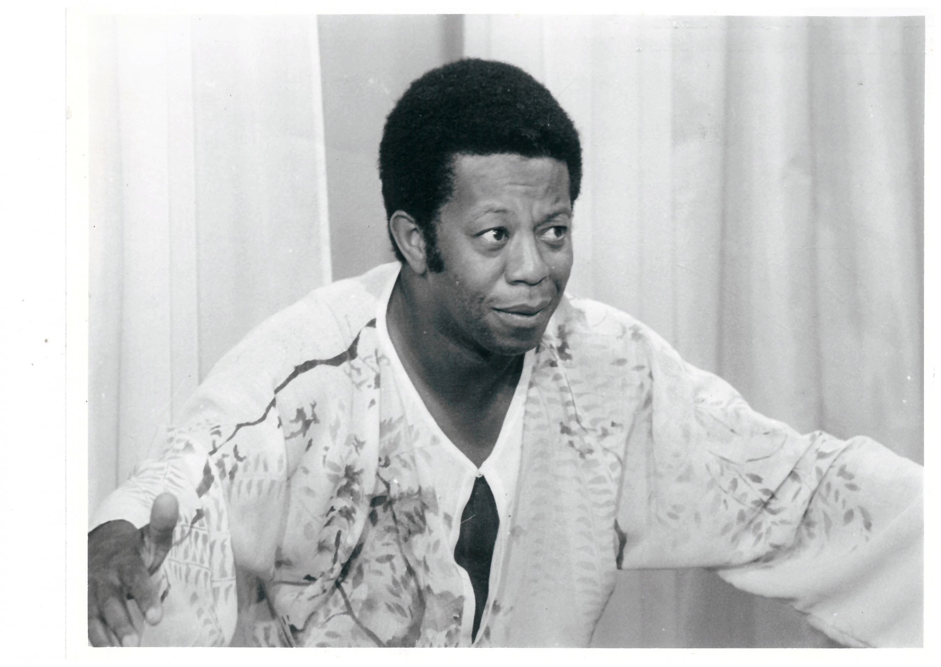 Ator Milton Gonçalves em Janeiro de 1978. - Arquivo O Dia