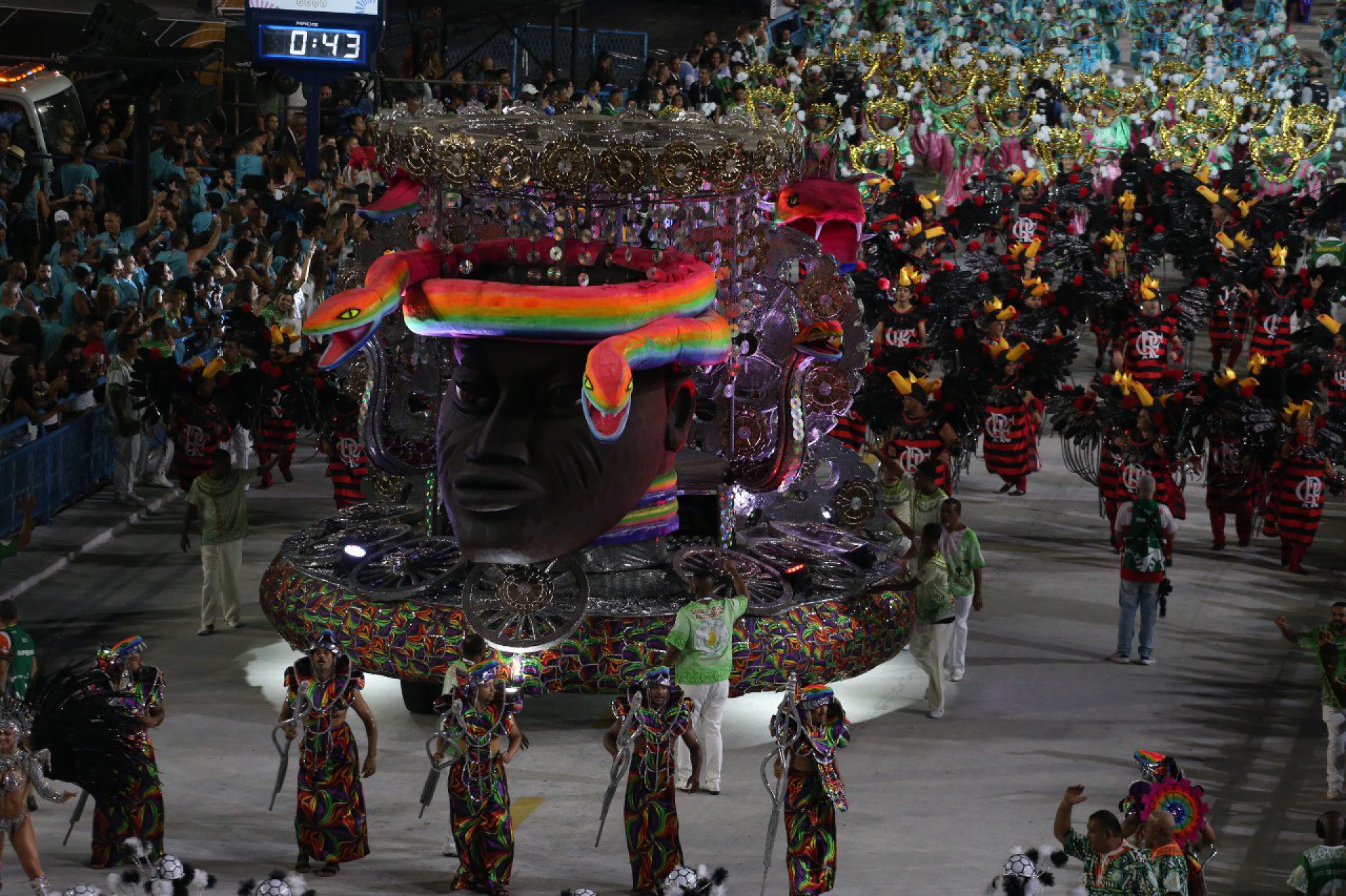 Desfile 2022 -  Acadêmicos de Santa Cruz  - Agência O Dia/Cléber Mendes