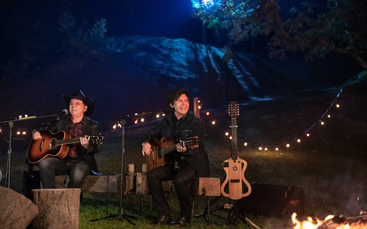 Chitãozinho e Xororó prometem fortes emoções para especial de 50 anos da dupla na TV Globo - Globo/Gustavo Scatena