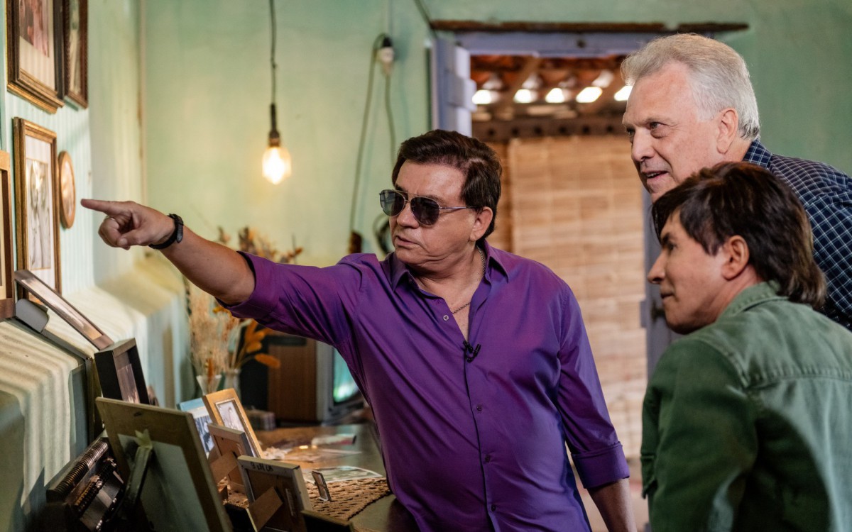 Chitãozinho e Xororó relembram a trajetória em especial na TV Globo - Globo/Gustavo Scatena