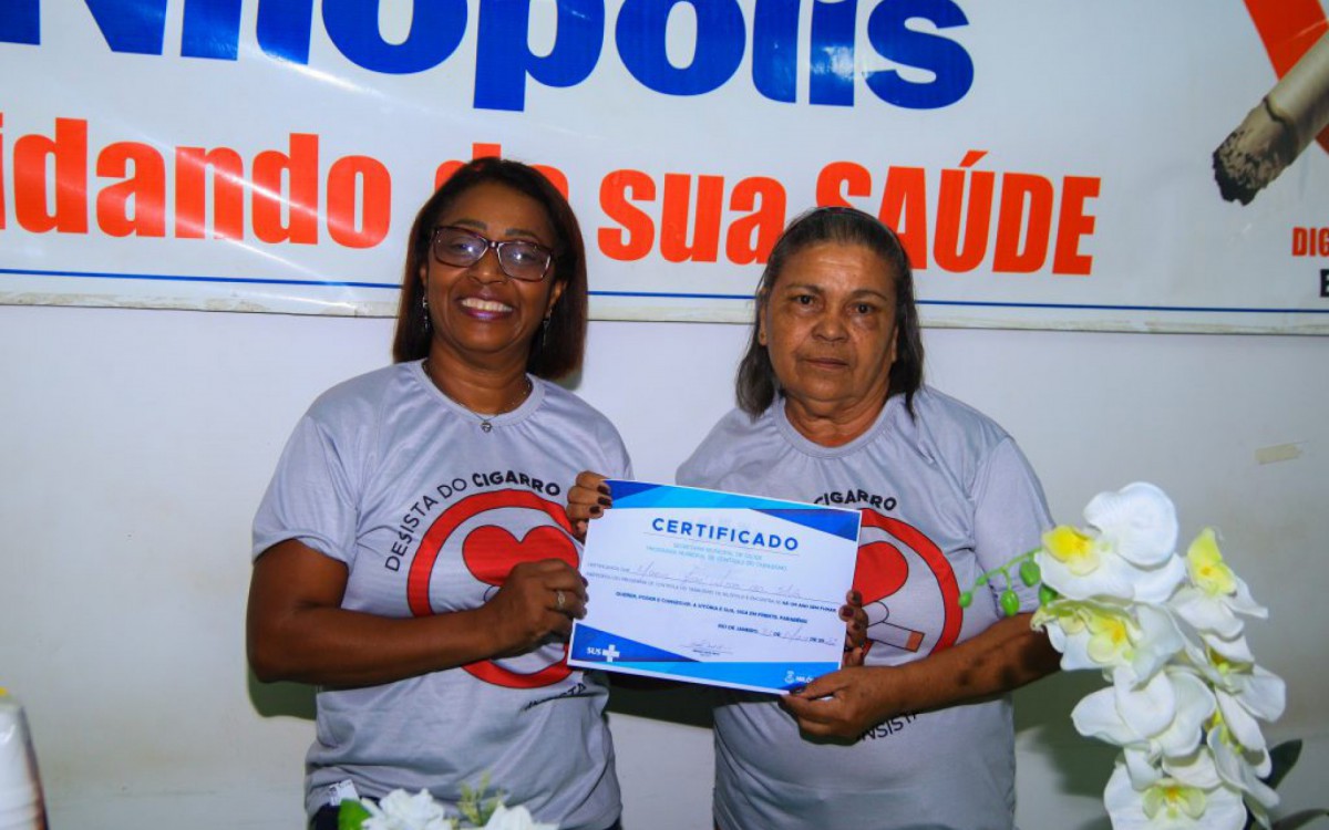 Berenice dos Santos Guimar&atilde;es, de 74 anos, participou do programa durante dois anos e hoje se v&ecirc; livre do v&iacute;cio