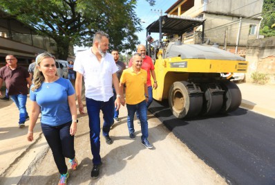 Prefeitura faz mutirão de obras em Itaipu e Shangrilá em Belford Roxo