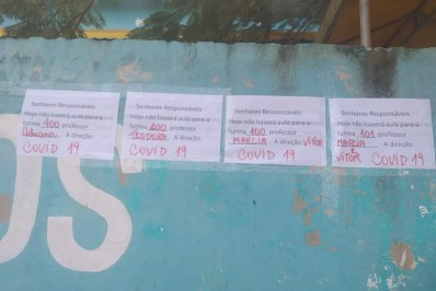 COVID-19/ Mesmo com registro de casos, escola de São Pedro funciona normalmente