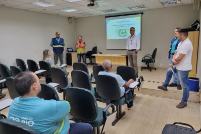 Águas do Rio realiza treinamento para Comissão Prevenção de Acidentes