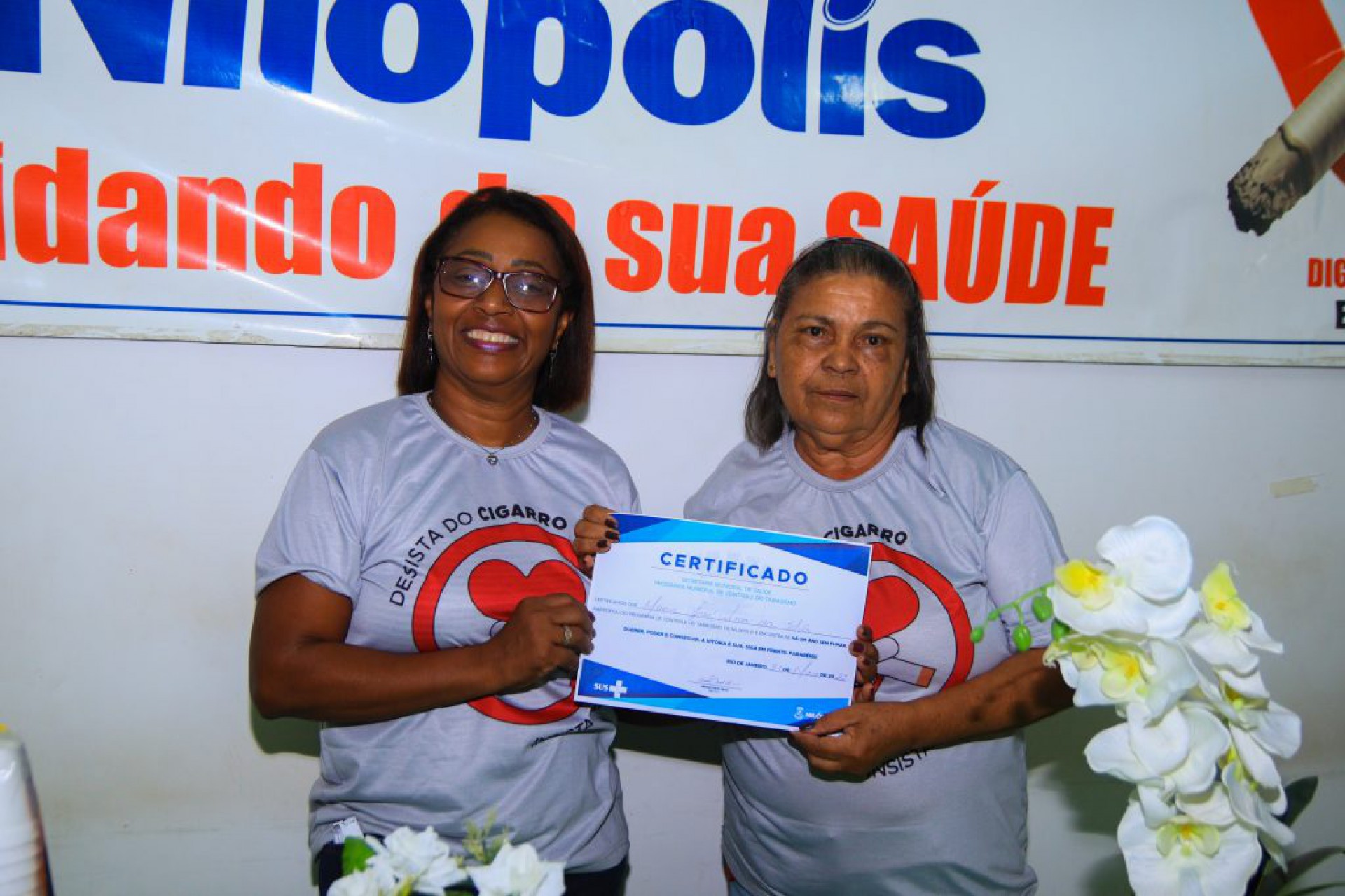Berenice dos Santos Guimarães, de 74 anos, participou do programa durante dois anos e hoje se vê livre do vício - Divulgação / PMN