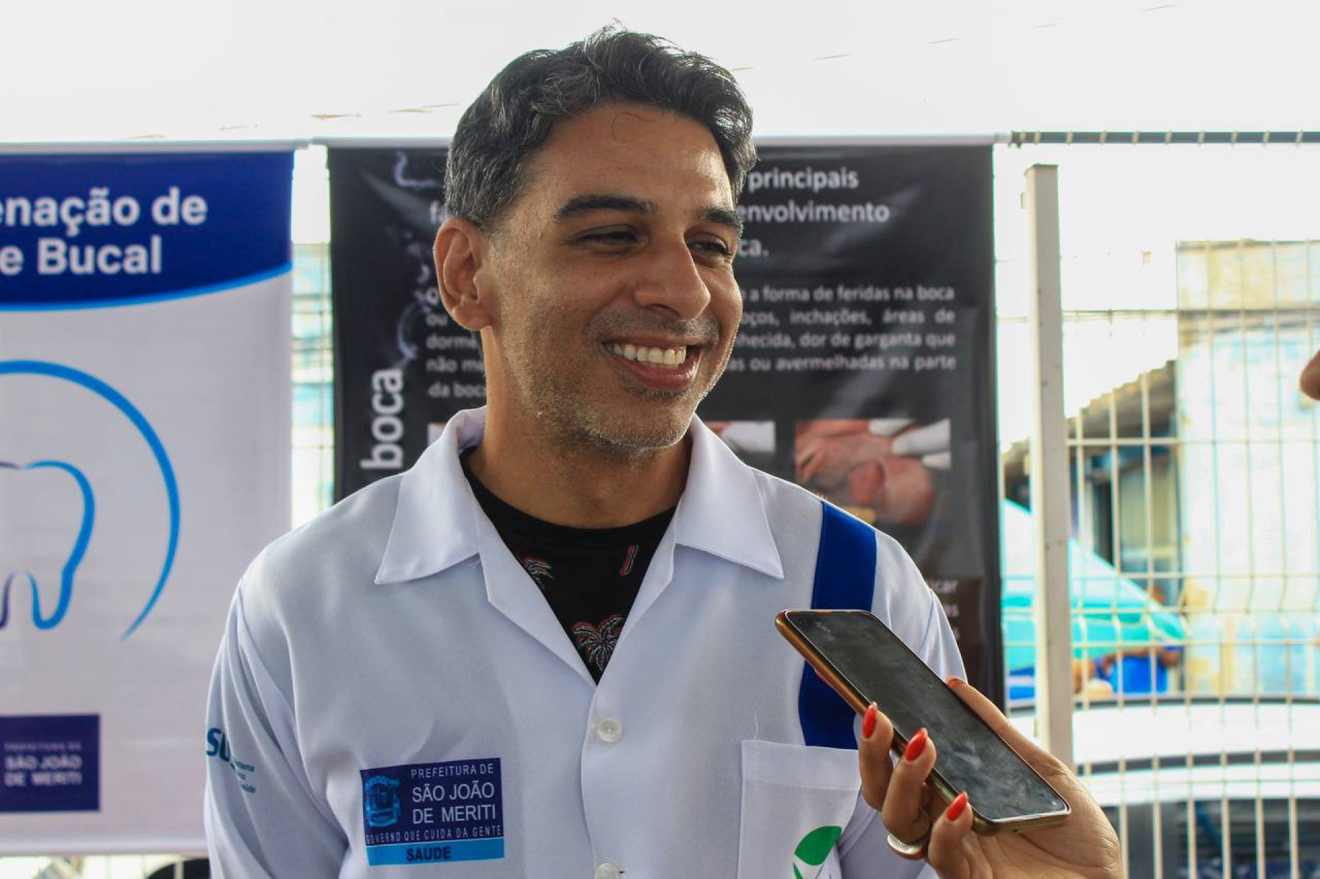 Dentista da rede municipal Mauro de Paula - Raiane Magalhães