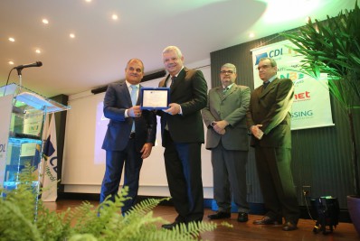 Axel Grael recebe homenagem da Câmara Dirigente Lojista de Niterói