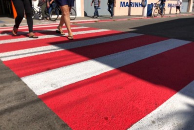 Departamento de Trânsito intensifica trabalho de sinalização, para mais segurança em ruas e avenidas