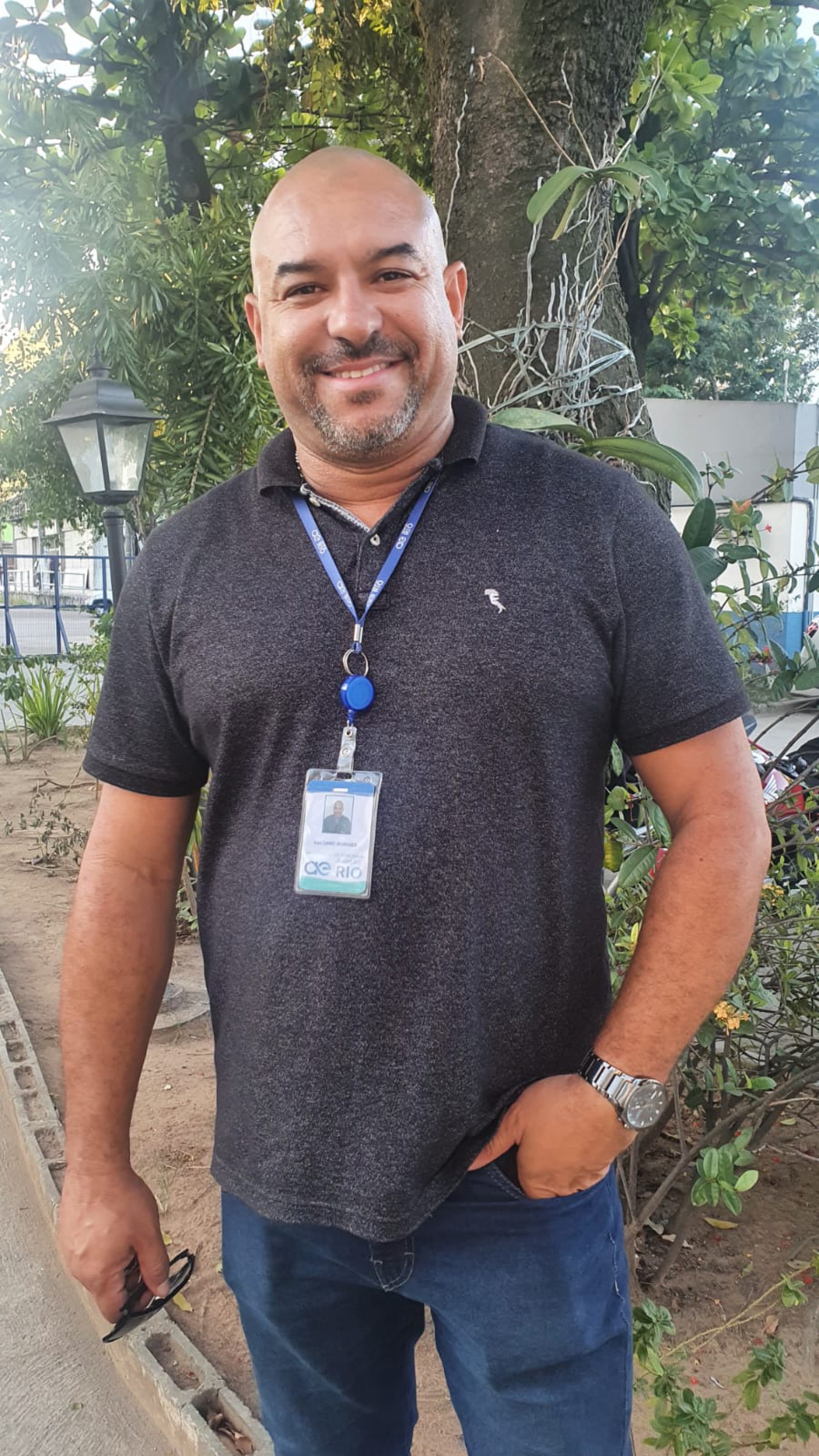 Colaborador Luciano Baltazar, supervisor de serviços de água participou do treinamento - Divulgação
