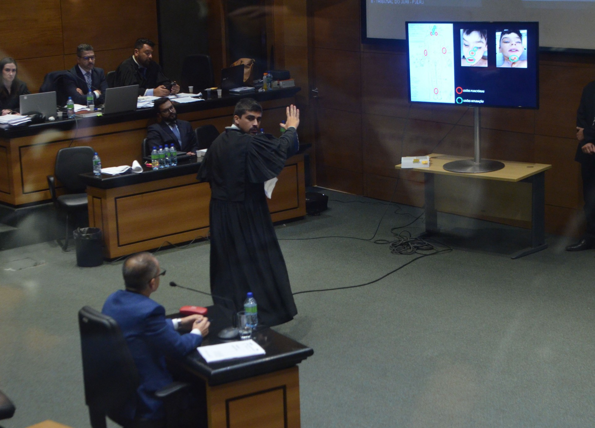 RJ - Audiência de Instrução e Julgamento do Henry Borel, Depoimento da testemunha de defesa do Jairinho nesta quarta feira (01). - Sandro Vox/Agência O Dia