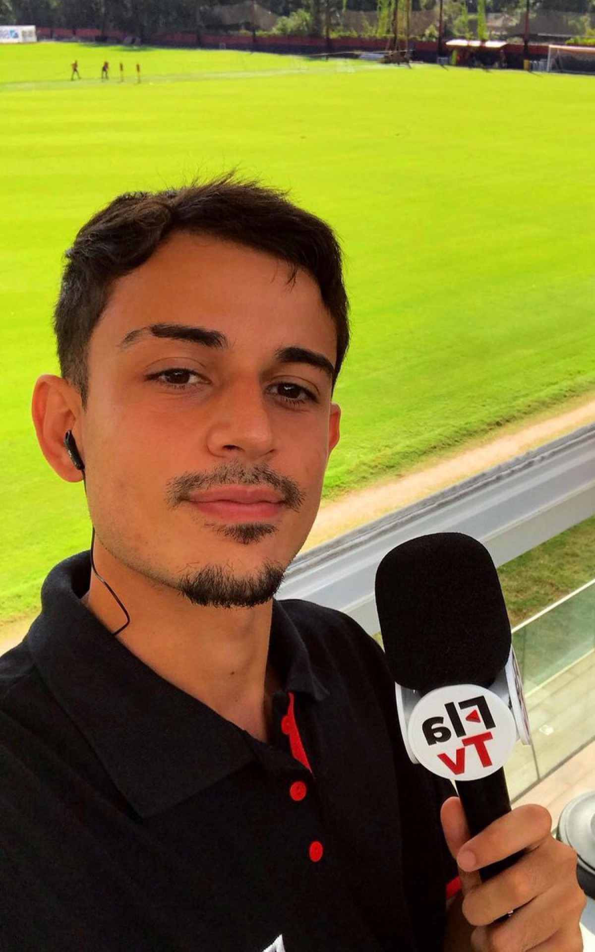João Mércio era repórter da FlaTV