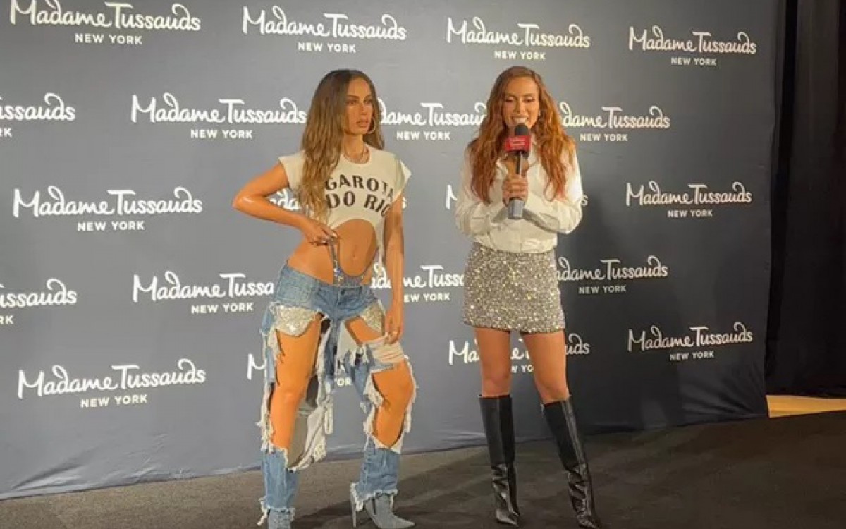 Anitta ganha estátua de cera no museu Madame Tussauds - Reprodução