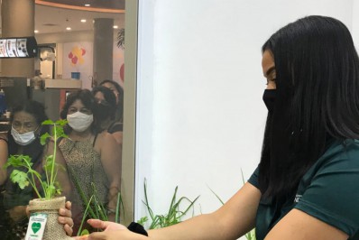 Shopping Grande Rio distribui mudas e hortaliças em comemoração ao Dia do Meio Ambiente