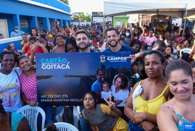 Cartão Goitacá no valor de R$ 200, 00 é distribuído em CRAS para priorizar famílias carentes numerosas